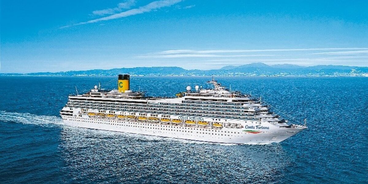 Costa Cruceros presenta tres itinerarios para el Costa Fortuna para 2023